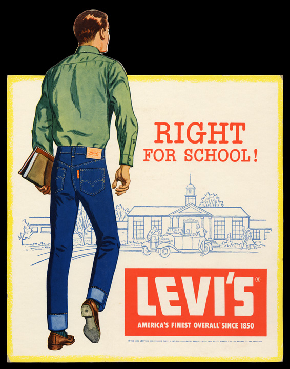 Right for School, Levi's Advertisement, 1957