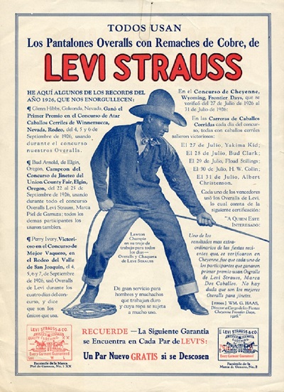 levi strauss invented jeans