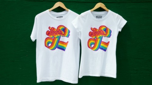 Levi shop pride shirt