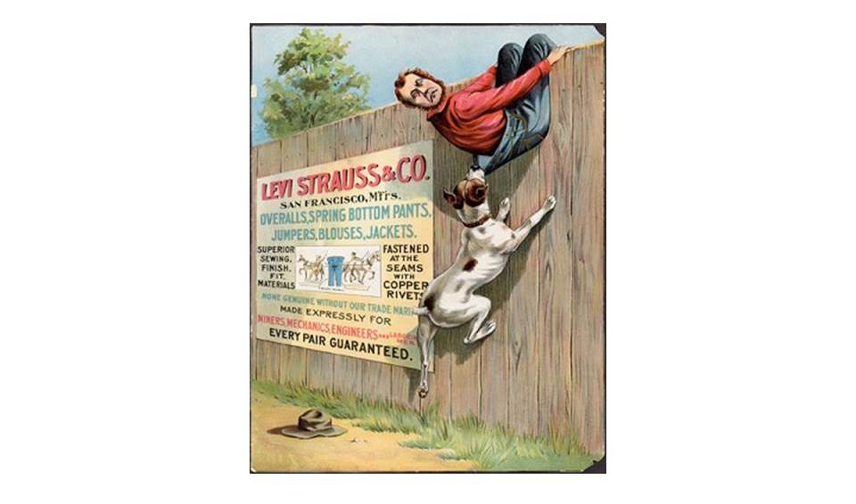 levi strauss advertising posters