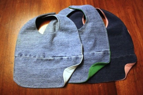 Denim bib