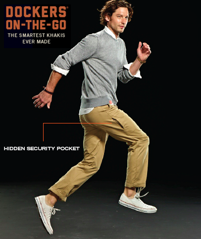 Dockers hidden 2025 pocket pants