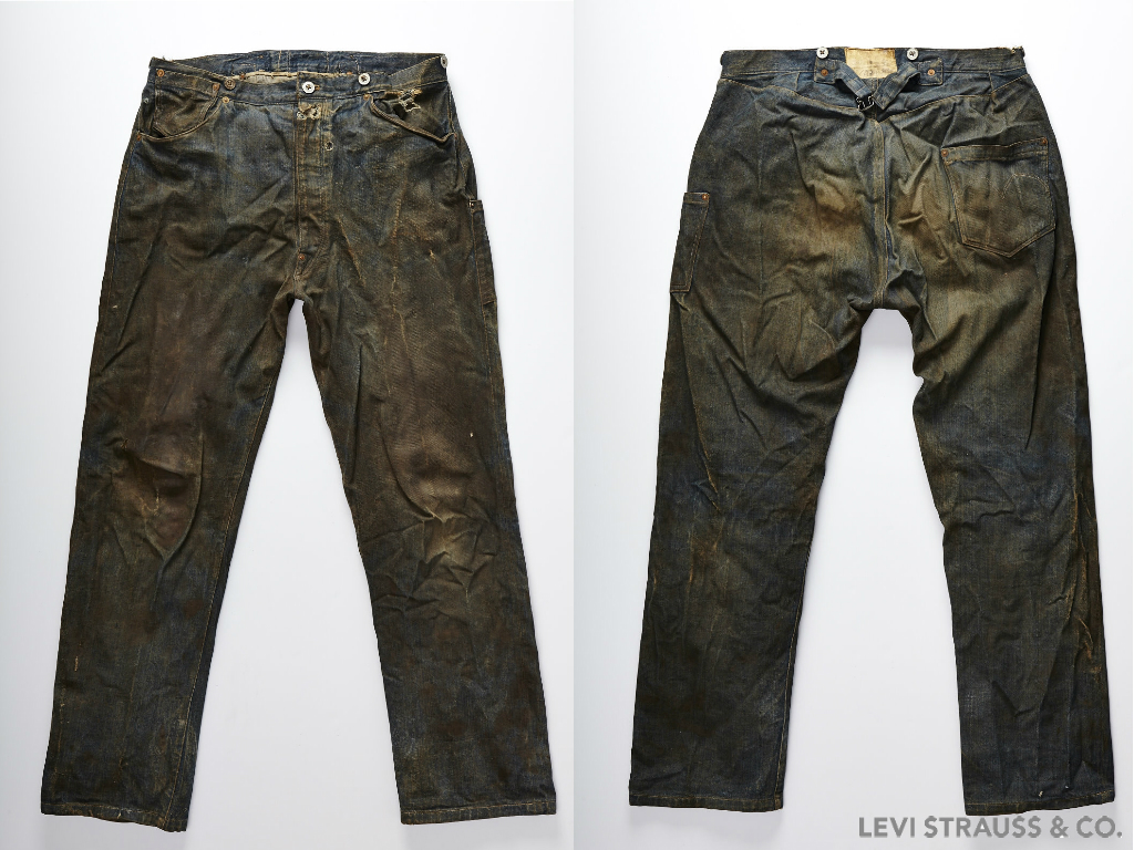 levi jeans with holes