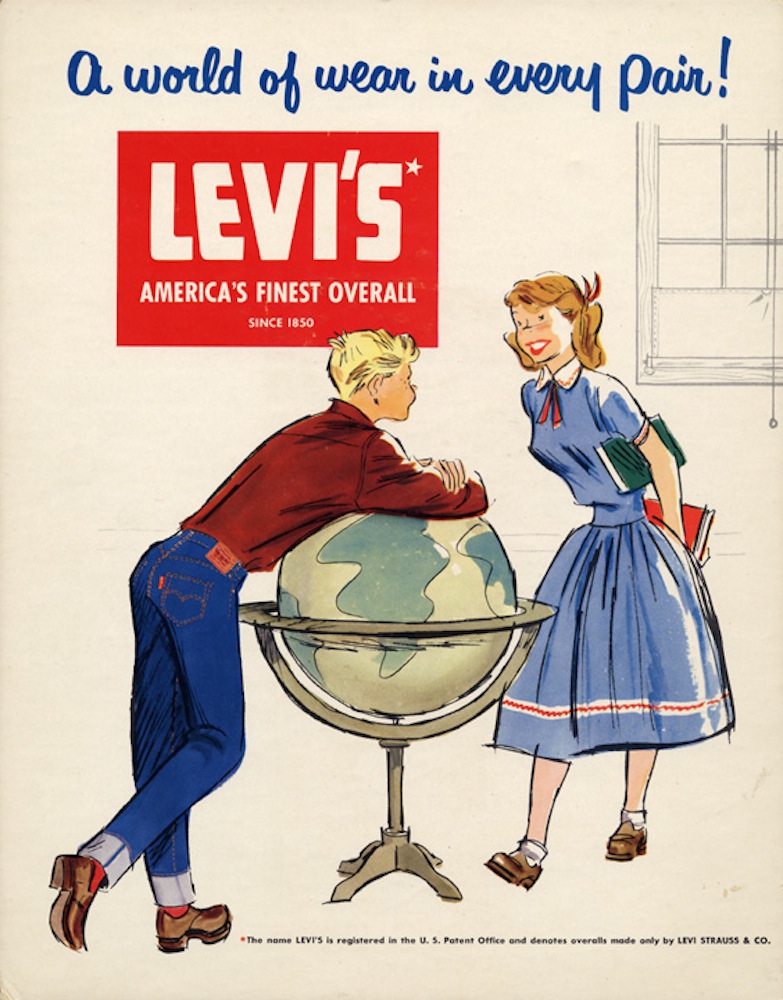 levi strauss advertising posters