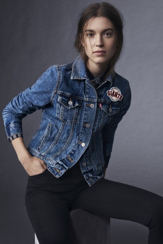 levis giants jean jacket