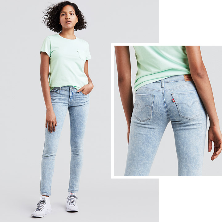 Levis acid wash jeans on sale womens