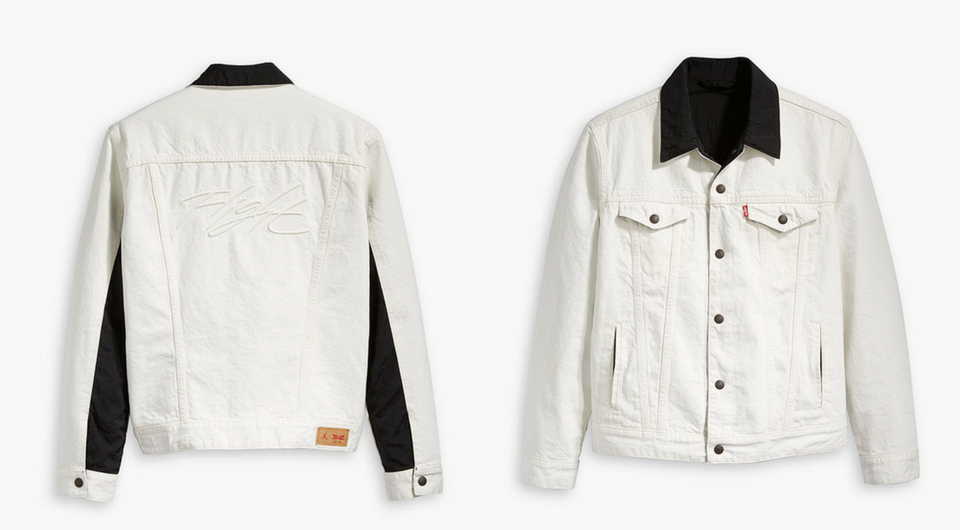 levis x jordan jacket white