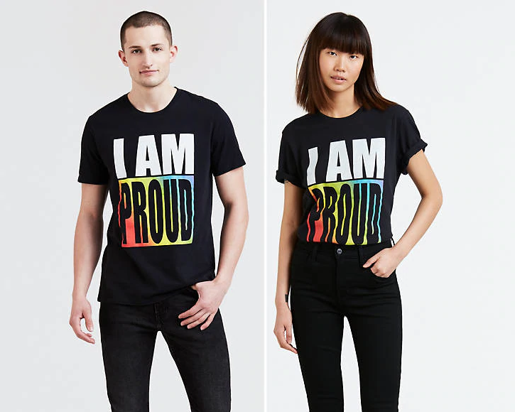 Levi pride hotsell t shirt