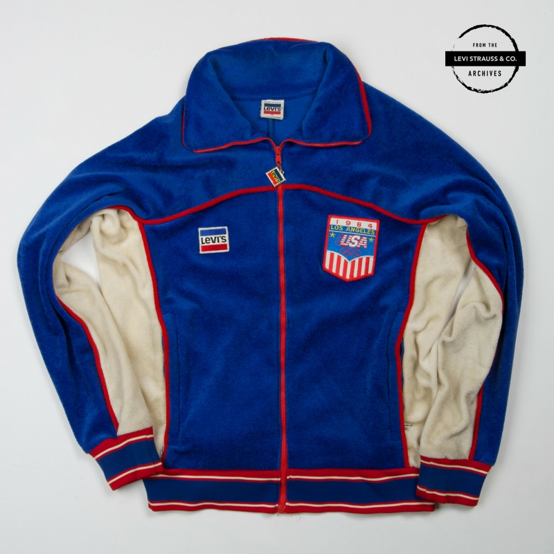 Top Tops: Levi's® - Official Outfitter of the 1984 . Olympic Team! - Levi  Strauss & Co : Levi Strauss & Co