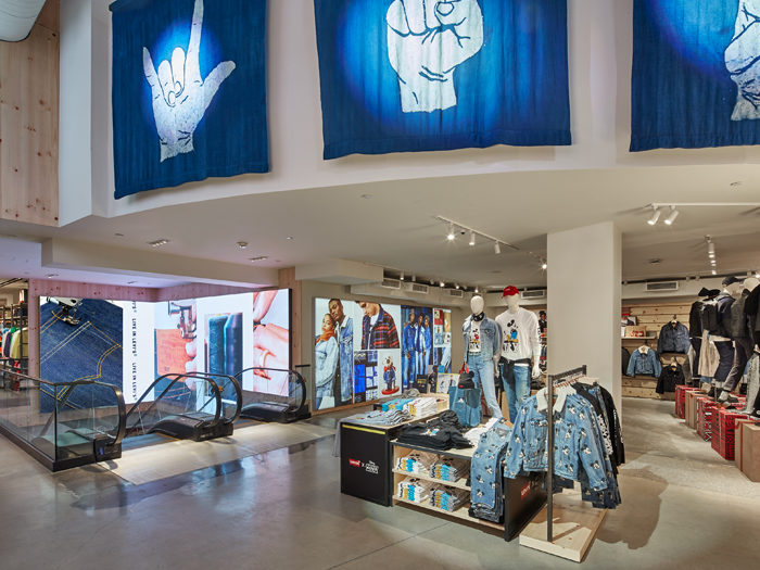 levis time square store