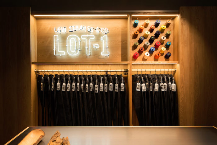 the levi's tailor shop