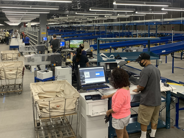 Levis store distribution center