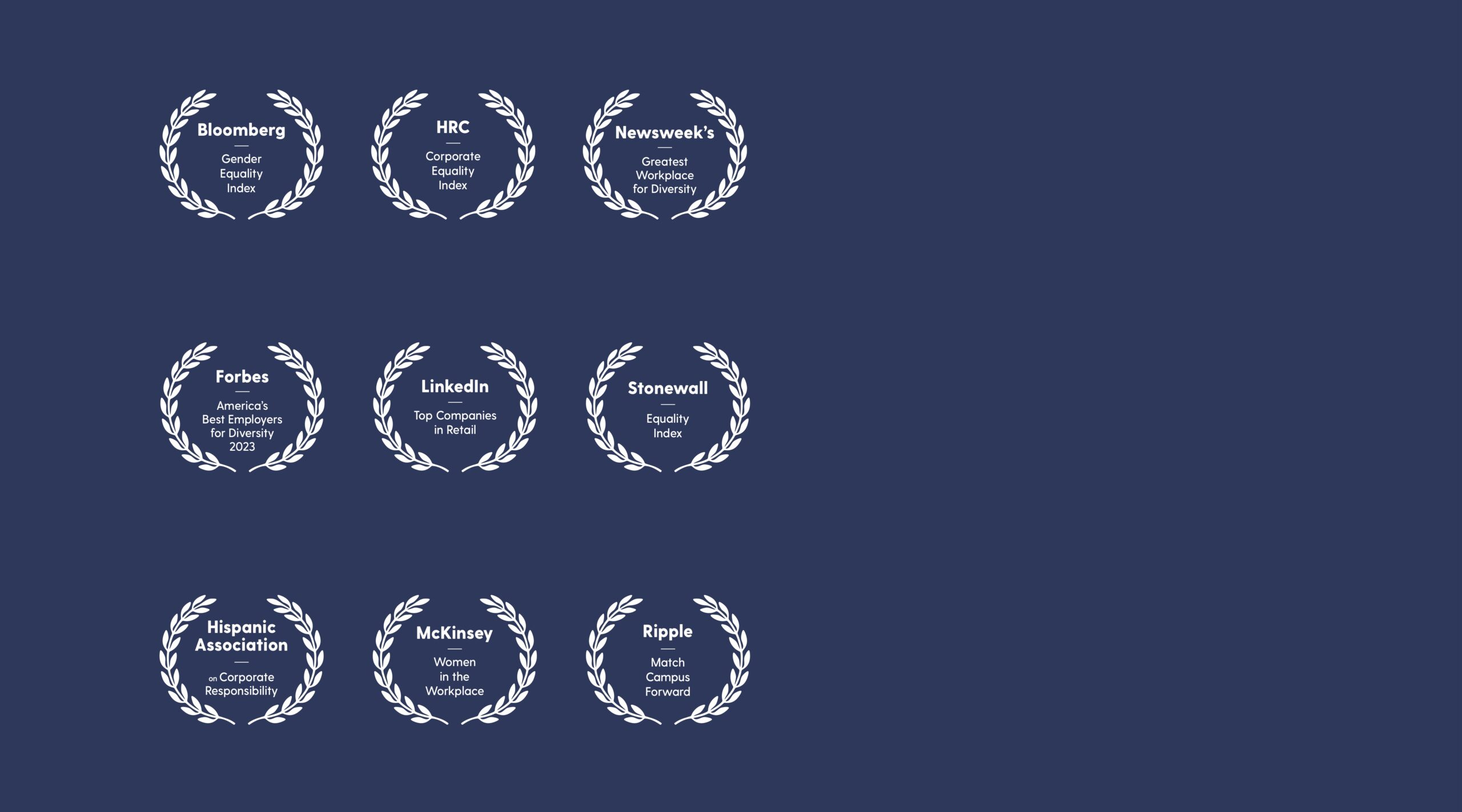 Nine awards logos