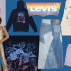 A collage of pieces from the Levi's® and Dockers® Pride 2024 collections