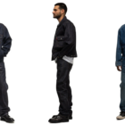 Three models model head-to-toe Levi's® denim outfits.